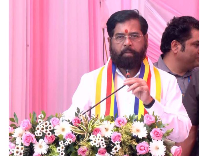Image from: "The soil turned to gold because of you, Bhim": Maharashtra Dy CM Eknath Shinde pays tribute to BR Ambedkar on his 135th birth anniversary
