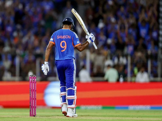 Image from: Sanju Samson's T20 World Cup heroics earn him ICC Player of the Month for March