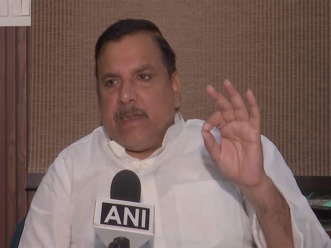 Image from: PM Modi's only option is to misuse the ED, CBI, Election Commission: AAP's Sanjay Singh