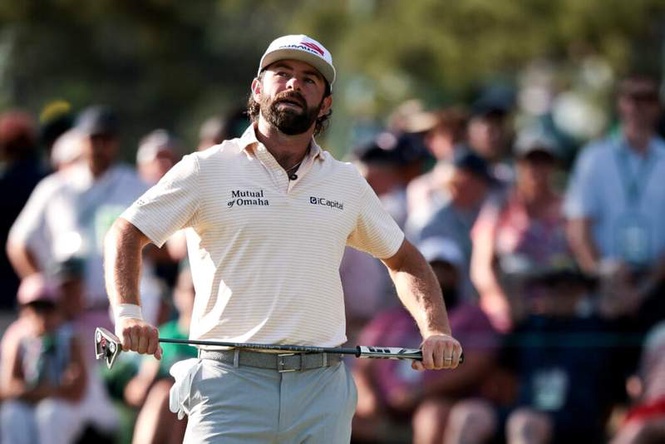 Image from: What Cam Young’s caddie was doing on Sunday at The Masters claimed to have stopped him from winning