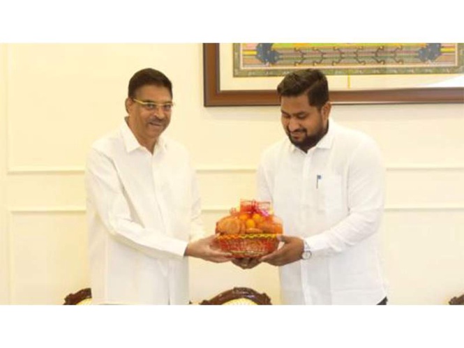 Image from: Odisha Minister Suryabanshi Suraj meets Governor Hari Babu Kambhampati