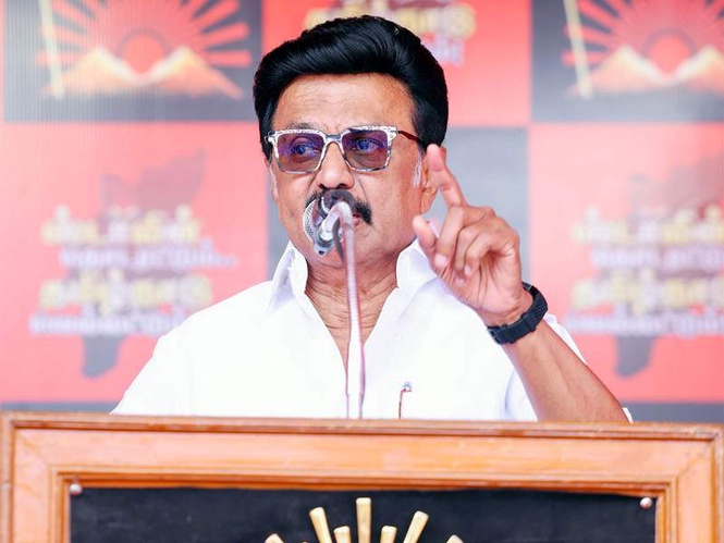 Image from: "Let black flag fly tomorrow in homes, streets of Tamil Nadu!": Stalin calls for strong protest against delimitation