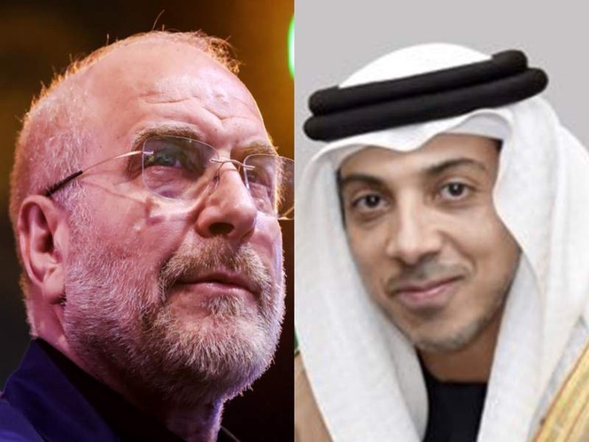 Image from: UAE VP holds 1st call since February hostilities with Iranian parliament speaker "to de-escalate tensions"