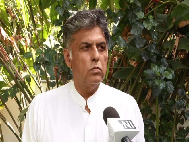 Image from: "Delimitation Bill dressed as Women's Reservation Bill...": Congress MP Manish Tewari