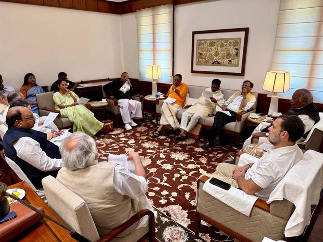 Image from: INDIA bloc to oppose women's reservation, delimitation bills in both Houses of Parliament