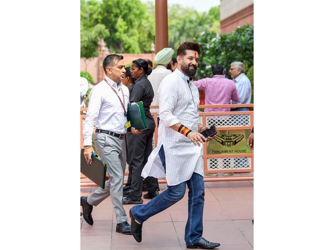 Image from: "Opposition has worked to obstruct women's reservation," says Chirag Pawan