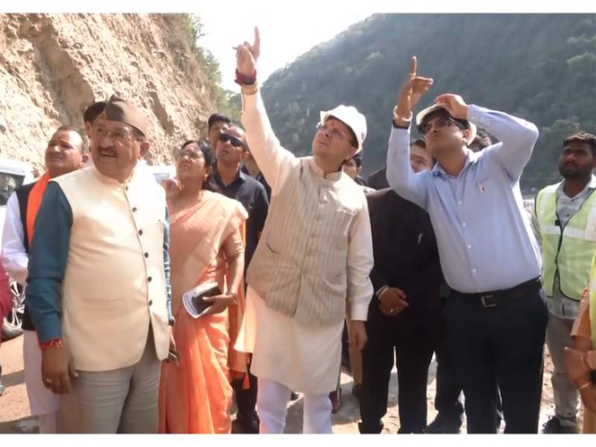 Image from: "Char Dham Yatra will be a success": Uttarakhand CM Dhami reviews preparations