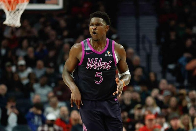 Image from: Anthony Edwards channels Luka Doncic-esque transformation ahead of Denver Nuggets series