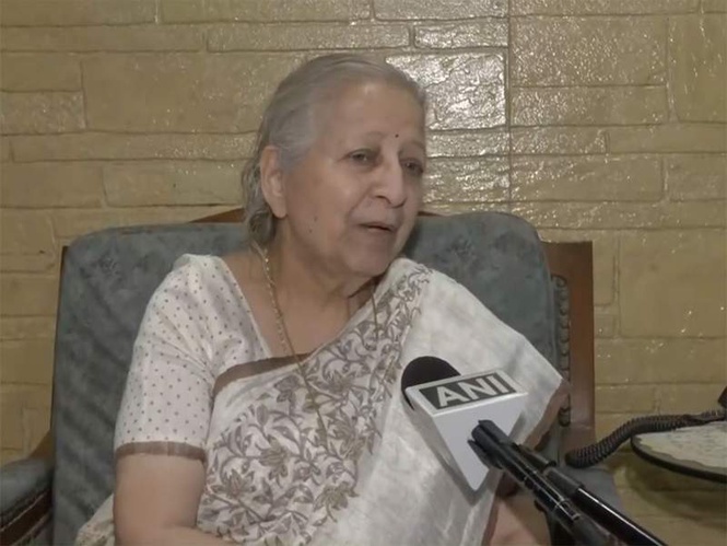 Image from: "We have got a PM who does what he says": Former LS Speaker Sumitra Mahajan on Women's Reservation Bill