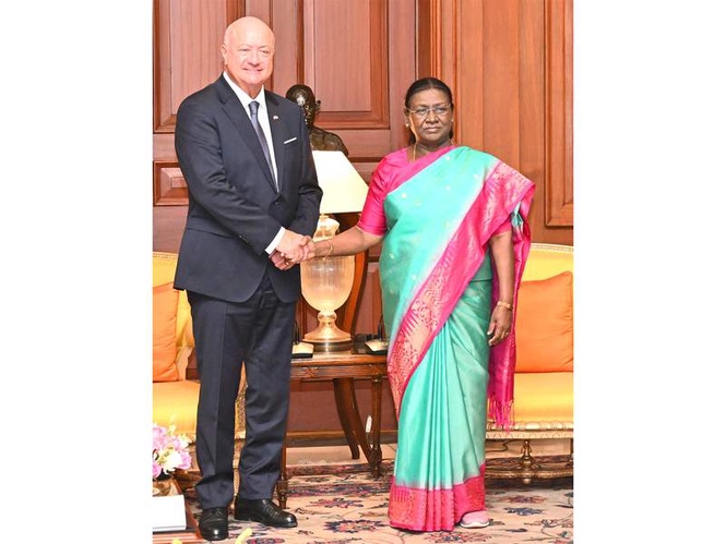 Image from: Austrian Chancellor calls on President Murmu; both leaders hail strengthening strategic, innovation ties