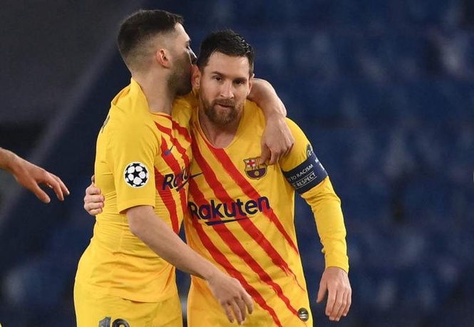 Image from: Lionel Messi has a new club – one where Jordi Alba and David Raya once played