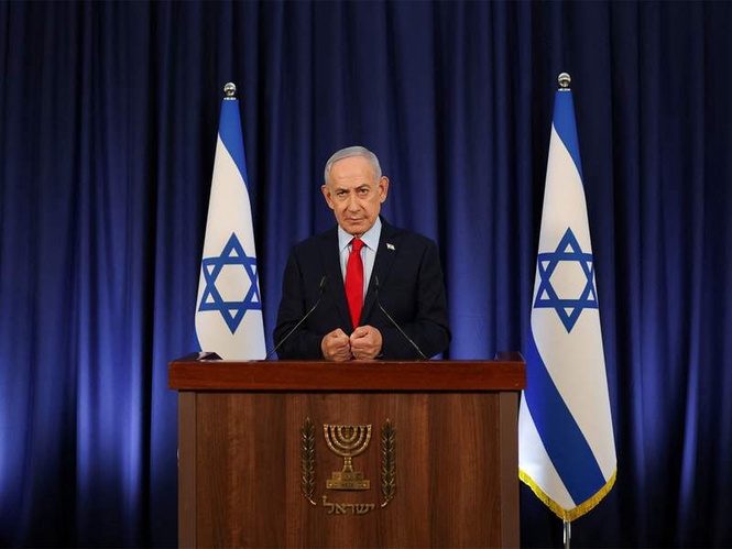 Image from: Netanyahu says Israeli forces will continue to hold their positions in Lebanon during ceasefire