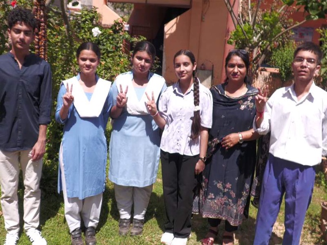 Image from: Brahmrishi Bawra Shanti Vidya Peeth (BBSVP) in Udhampur achieves 100% pass rate in 2026 CBSE Class 10 board exams