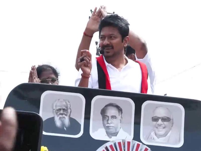 Image from: "Fight between Tamil Nadu and Delhi": TN Deputy CM Udhayanidhi Stalin slams Centre over proposed delimitation