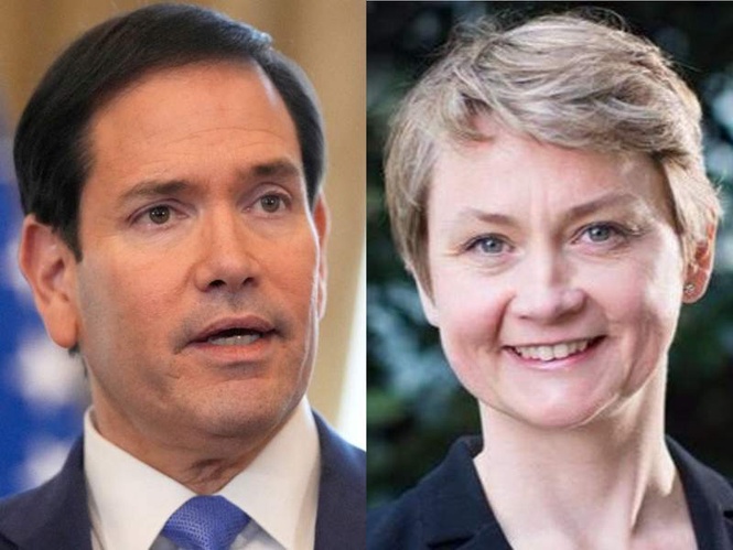 Image from: Marco Rubio, UK Foreign Secretary discuss Iran ceasefire and security in Strait of Hormuz; stress need to restore free navigation