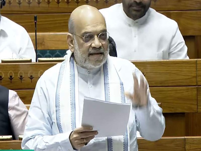 Image from: Women are seeing who is obstacle in their path, opposition parties will face their wrath in polls: Amit Shah in Lok Sabha