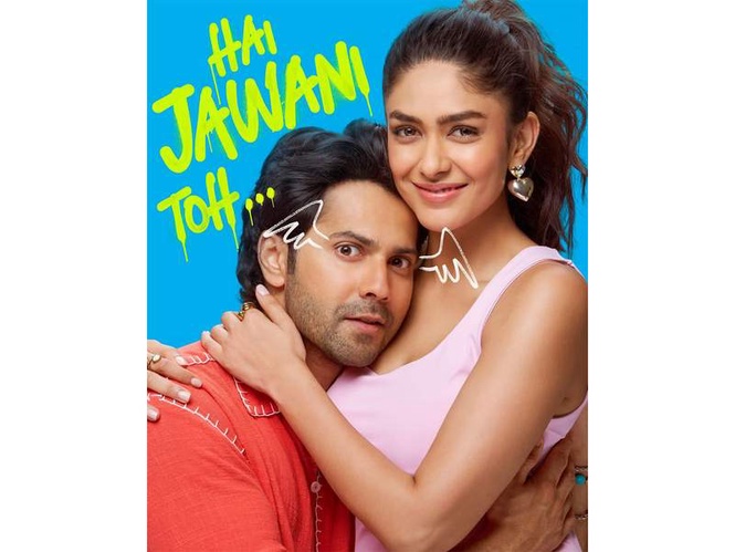 Image from: First song from 'Hai Jawani Toh Ishq Hona Hai' out; Varun Dhawan and Mrunal Thakur bring wedding vibes in latest track
