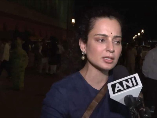 Image from: "Nothing more painful than this": BJP MP Kangana Ranaut slams Oppn over defeat of Constitution Amendment Bill