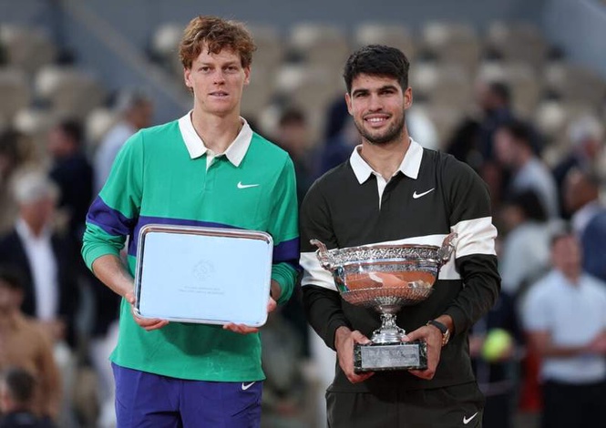 Image from: Boris Becker compares which of his own rivalries best matches Sinner vs Alcaraz