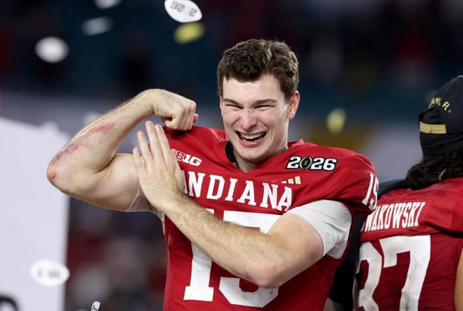 Image from: Fernando Mendoza answers if winning the CFB Championship was ‘improbable’