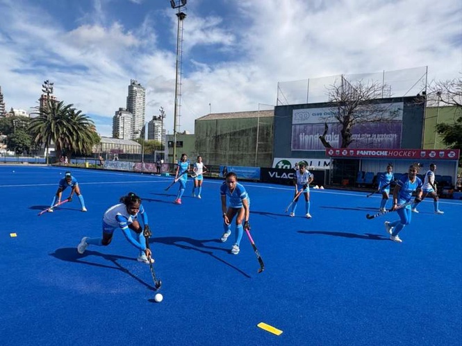 Image from: Indian women's hockey team stage solid comeback to level series against Argentina