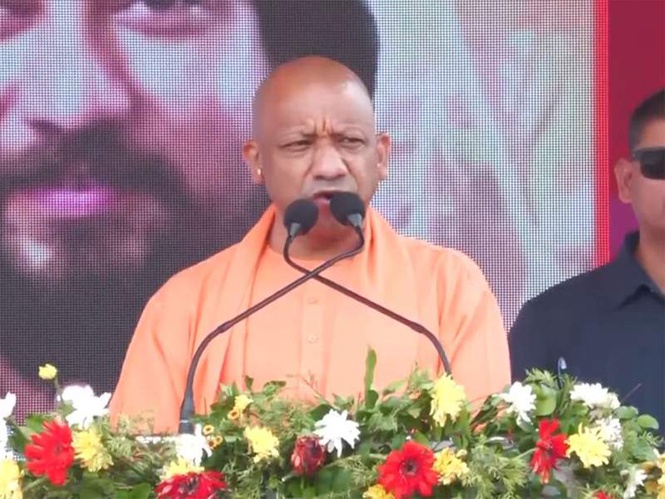 Image from: UP peaceful under double-engine govt: Yogi Adityanath targets TMC over Bengal's governance