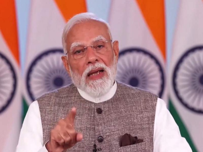 Image from: "Congress, its allies are continuously lying on delimitation...": PM Modi in Address to Nation