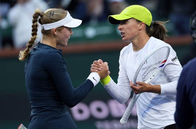 Image from: Mirra Andreeva explains what’s changed in her game after beating Iga Swiatek again