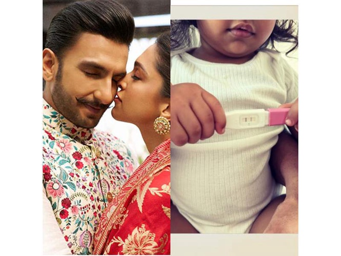 Image from: Deepika Padukone, Ranveer Singh announce second pregnancy; share adorable family moment featuring daughter Dua
