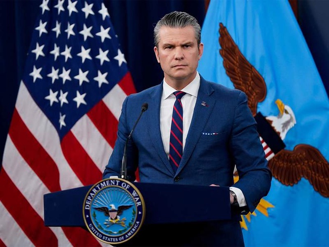 Image from: "More FAKE NEWS": Pete Hegseth denies food shortage reports on US warships in Strait of Hormuz; mocks "Pharisee Press"