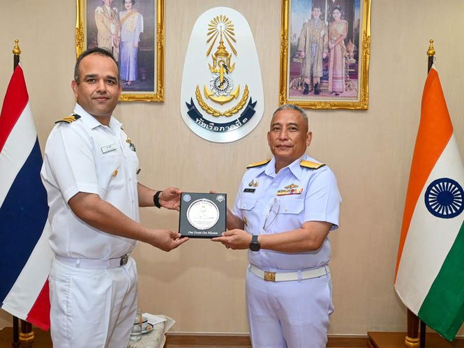 Image from: Indian Ocean Ship SAGAR departs Phuket, sails to Jakarta after Thailand port call