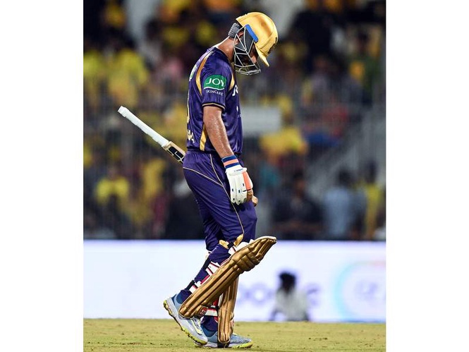 Image from: KKR skipper Rahane registers record 12th duck as opener in IPL