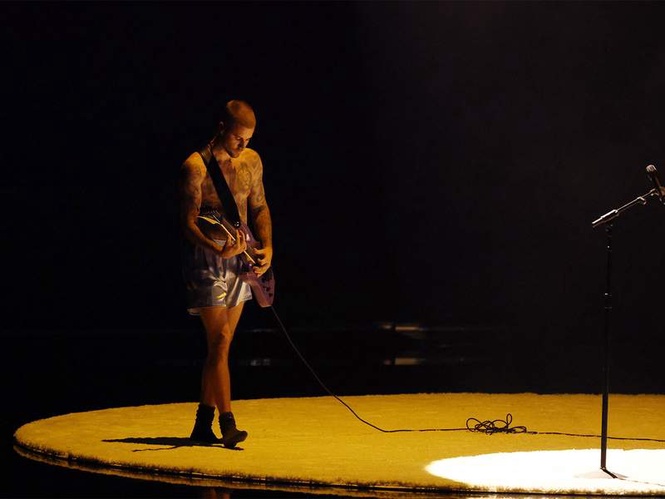 Image from: Justin Bieber headlines second show at Coachella; Billie Eilish, SZA and others join