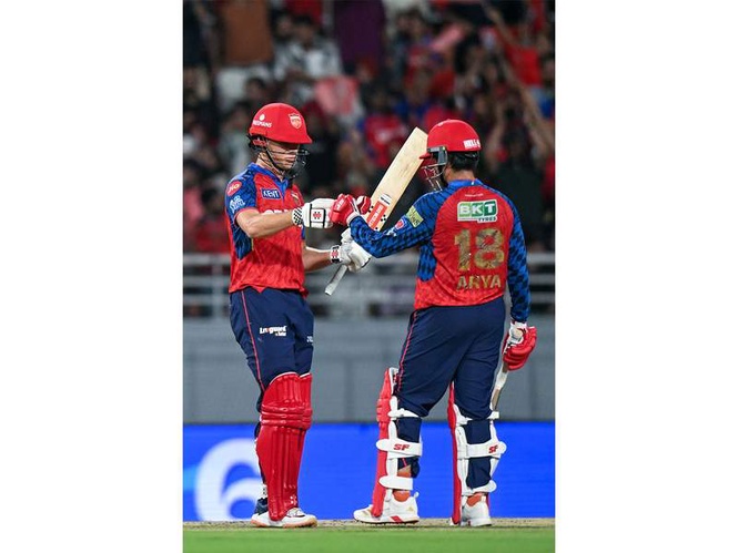 Image from: IPL: Priyansh Arya, Cooper Connolly script history with 182-run stand for PBKS