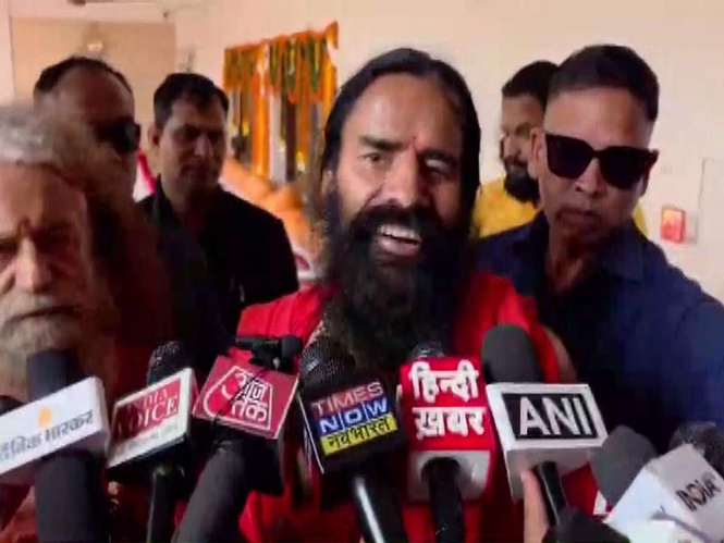 Image from: "Insult to Nari Shakti": Yoga Guru Ramdev over Constitutional Amendment Bill defeat in Lok Sabha