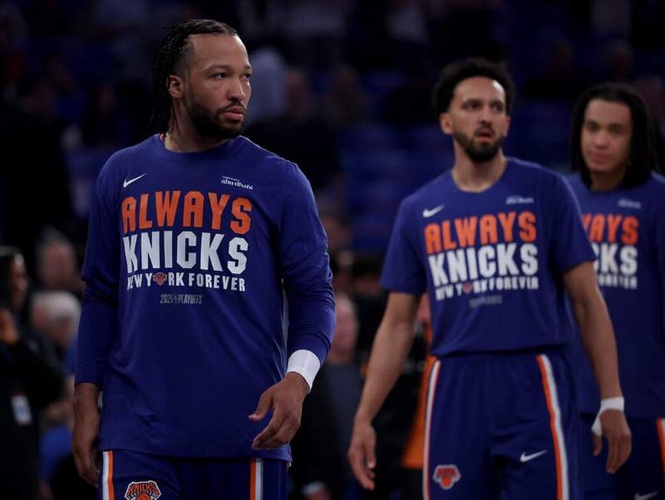 Image from: Jalen Brunson’s hilarious press conference reply goes viral after win