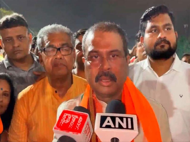 Image from: "Mamata Banerjee is nervous...she realised that people of Bengal will surely defeat her": Dharmendra Pradhan