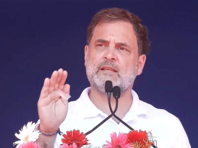 Image from: "They set fire to it": Rahul Gandhi slams BJP after fresh tensions in Manipur