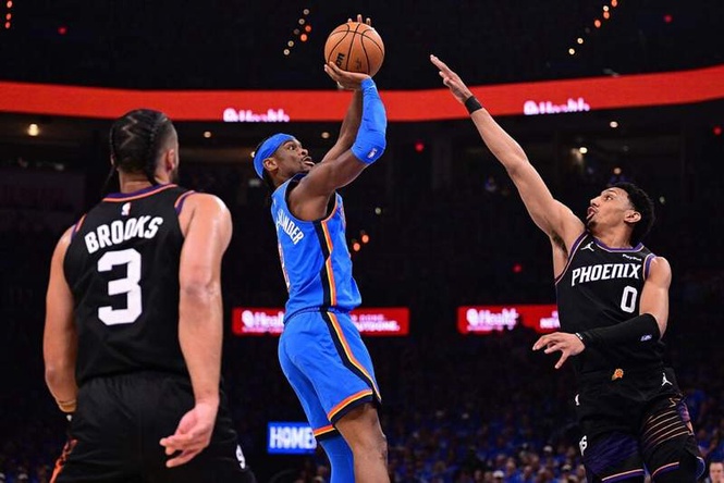 Image from: Why fans slammed Shai Gilgeous-Alexander’s 25-point display vs Phoenix Suns