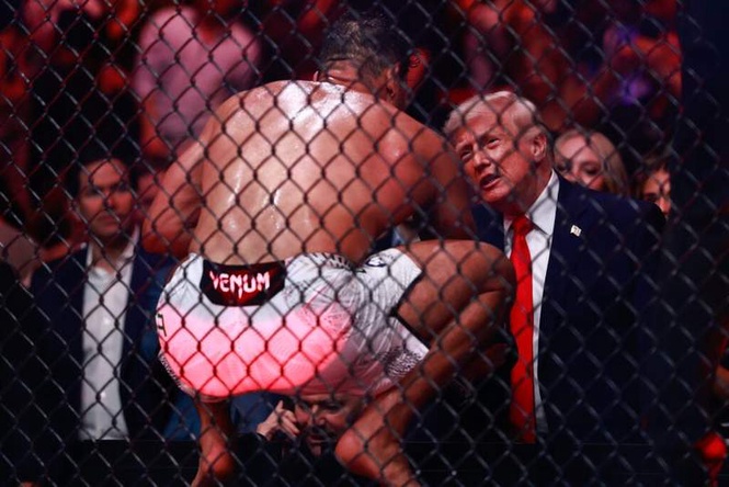 Image from: Donald Trump’s favourite gets called out by Russian fighter after UFC 327