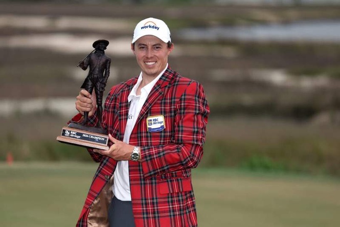 Image from: Matt Fitzpatrick earns Rory McIlroy and Scottie Scheffler comparisons after RBC Heritage playoff victory