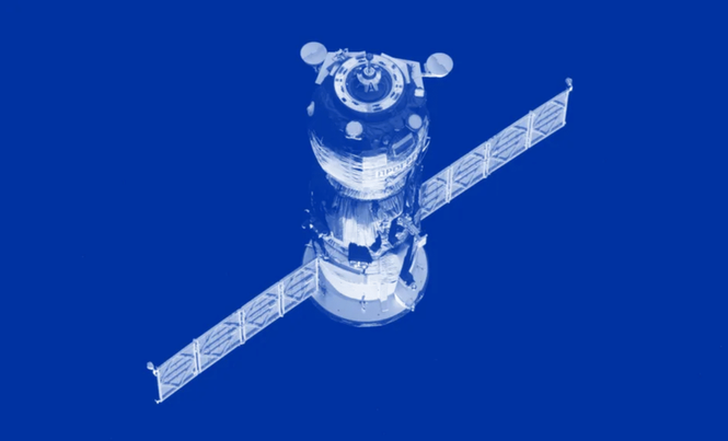 Image from: Roscosmos’ Progress 93 Cargo Spacecraft Makes Historic Departure from ISS