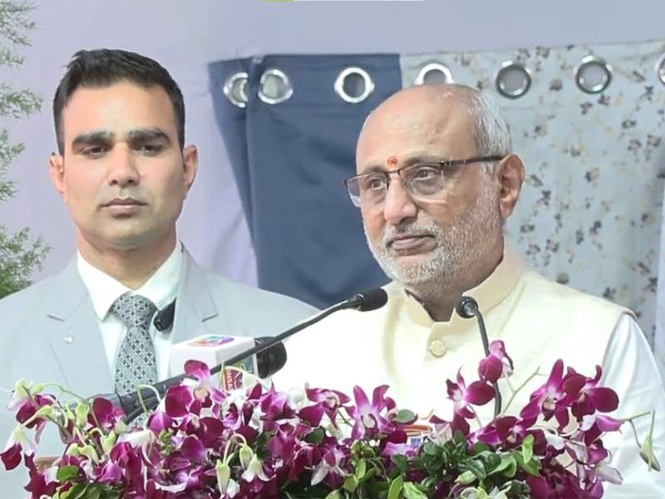 Image from: "Doesn't differentiate between black and white, or between terror and terrorist": VP Radhakrishnan criticises Kharge for his remark against PM