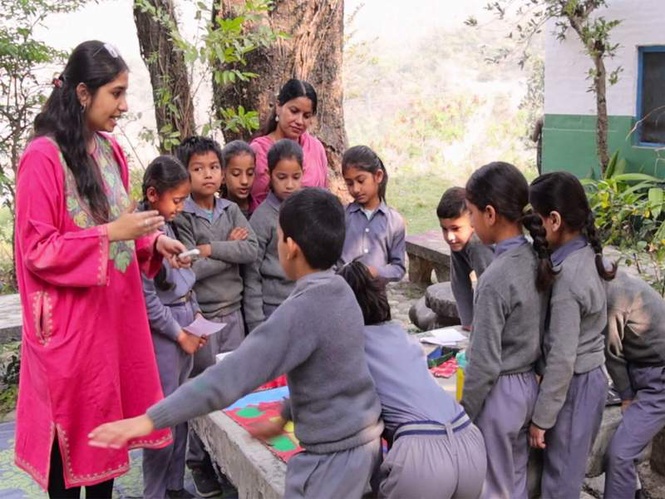 Image from: Dehradun's 'Upside-Down' school is rewriting the rules of learning