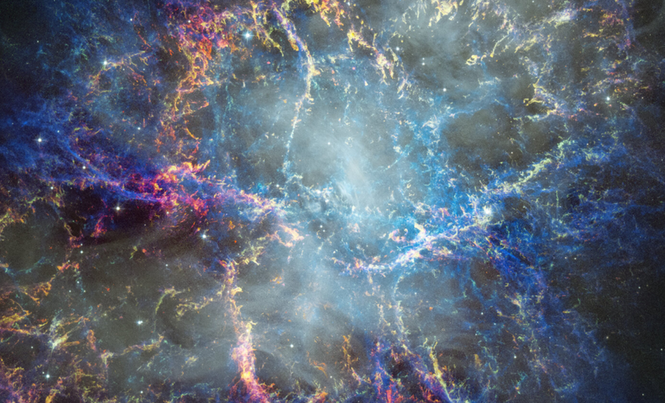 Image from: NASA’s Hubble Space Telescope Reveals Stunning New Details of Crab Nebula’s 25-Year Expansion