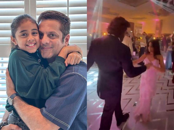 Image from: "She's still my little girl, twirling in my arms...": Fardeen Khan cherishes first dance with daughter Diani