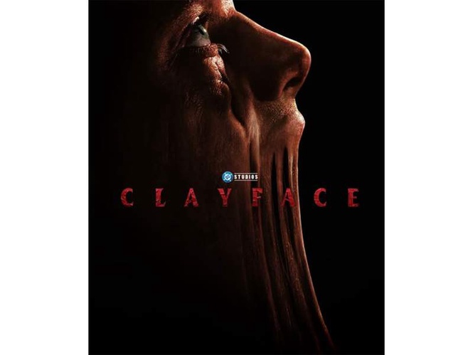 Image from: James Gunn unveils poster of 'Clayface'