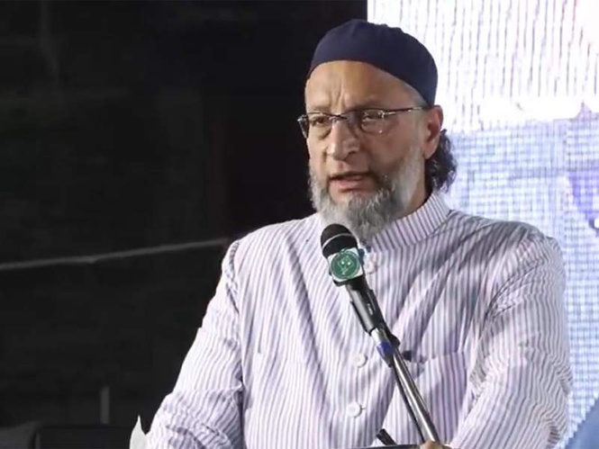 Image from: RSS affiliates hindering Qureshi community in Gujarat: AIMIM chief Asaduddin Owaisi