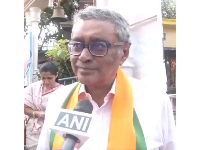 Image from: "Rashbehari has been neglected under TMC rule": BJP candidate Swapan Dasgupta as state votes in first phase