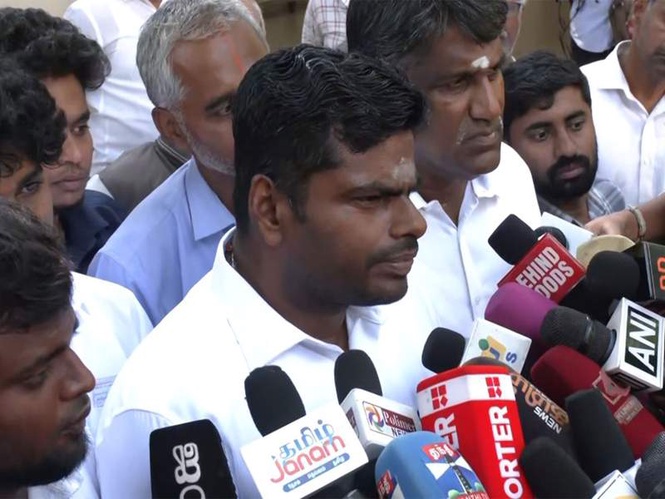 Image from: Tamil Nadu Polls: BJP leader K Annamalai slams DMK Rule, calls for strong voter response in Coimbatore